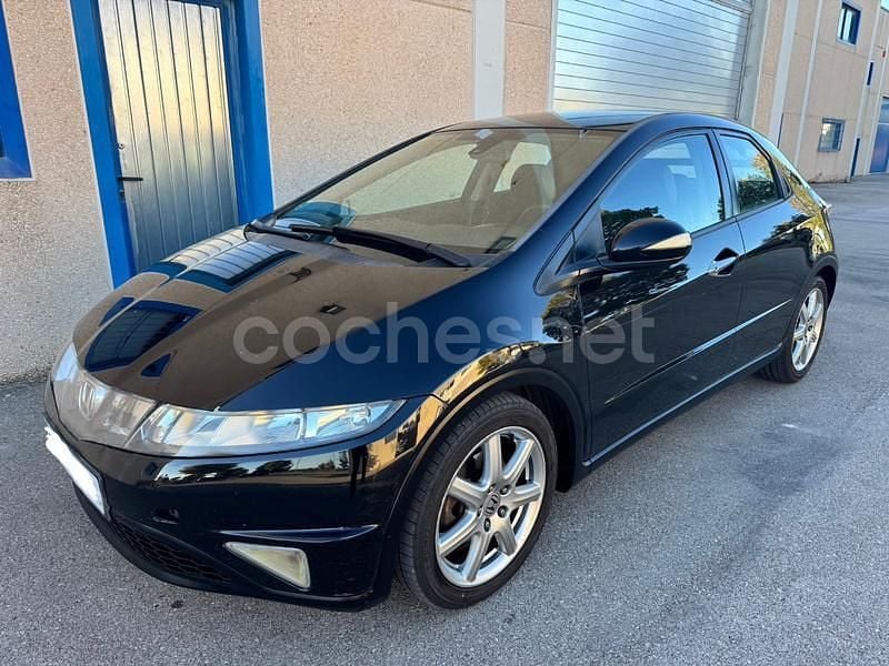Negro Usado 2007 Honda Civic Sport Berlina | 5000 € (Buen precio) - Imagen 1/4