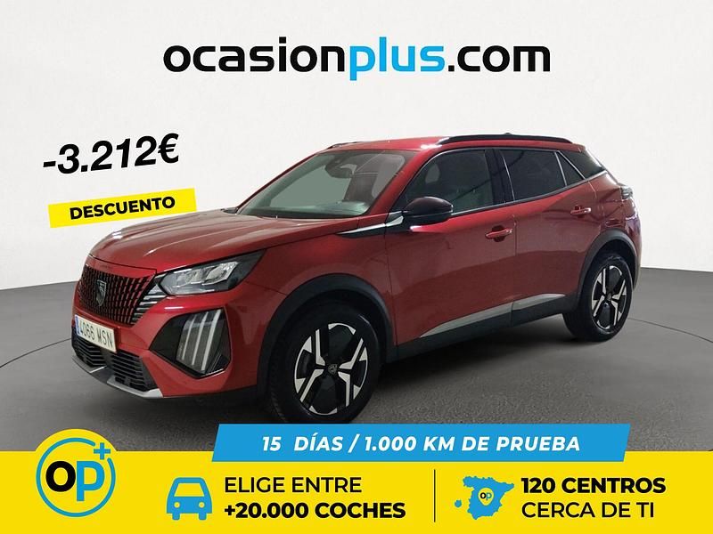 Rojo Usado 2024 Peugeot 2008 Allure SUV | 18.200 € (Precio justo) - Imagen 1/4