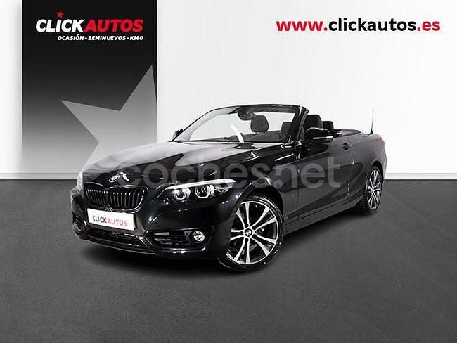 Negro Usado 2021 BMW 218 Descapotable | 28.300 € (Caro) - Imagen 1/4