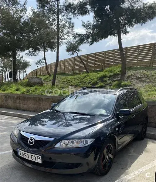 Usado Mazda 6 Active 141 CV (103 kW) 2004 Negro Berlina