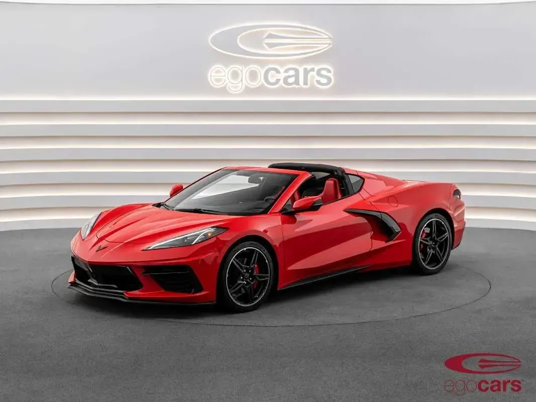 Usado Chevrolet Corvette 2021 Rojo Descapotable