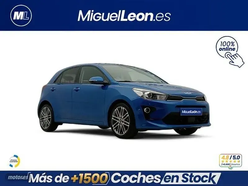 Usado Kia Rio Sport 120 CV (88 kW) 2023 Azul Berlina