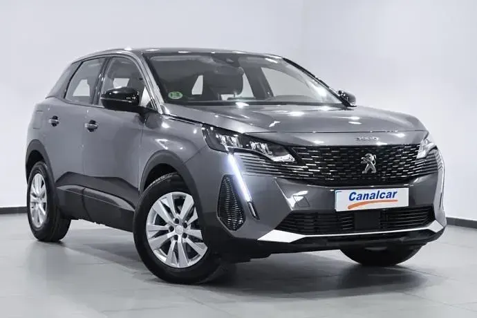 Usado Peugeot 3008 Active 130 CV (95 kW) 2022 Gris SUV