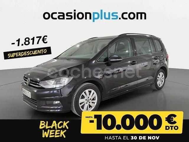 Negro Usado 2021 VW Touran Business Monovolumen | 19.990 € (Precio justo) - Imagen 1/4