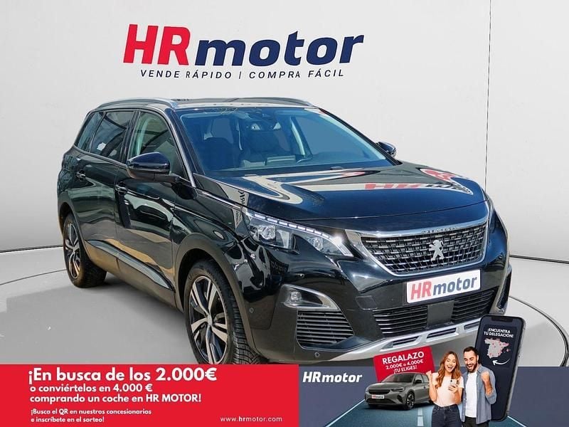 Negro Usado 2020 Peugeot 5008 Allure SUV | 19.740 € (Precio justo) - Imagen 1/4
