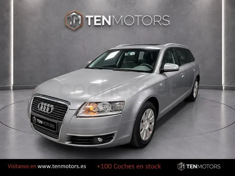 Usado Audi A6 140 CV (102 kW) 2007 Gris / plata Familiar