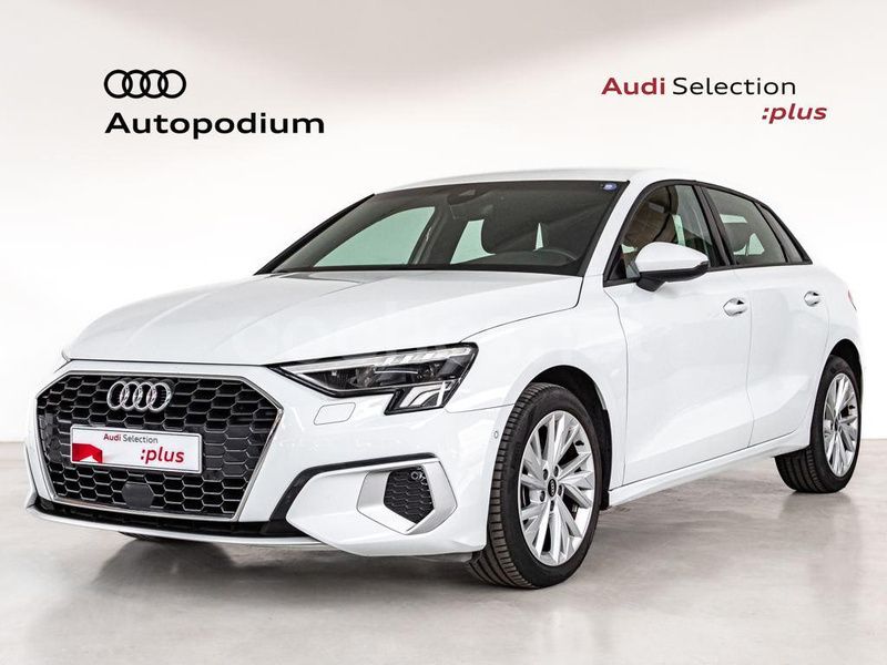 Blanco Usado 2021 Audi A3 Sportback Advanced Plus Berlina | 22.750 € (Precio justo) - Imagen 1/4