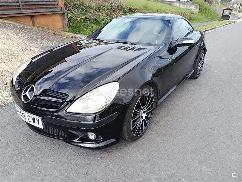 Usado Mercedes SLK350 272 CV (200 kW) 2004 Negro Descapotable