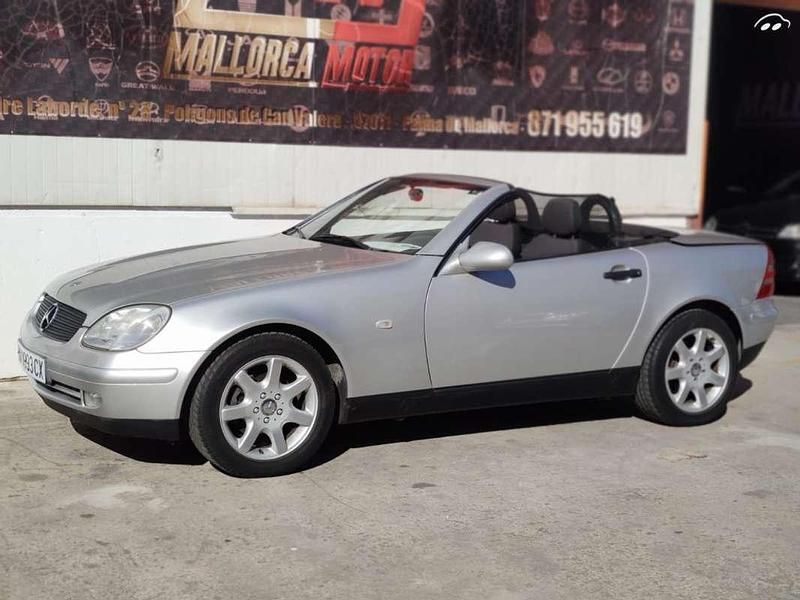 Usado Mercedes SLK200 136 CV (100 kW) 1997 Gris Descapotable