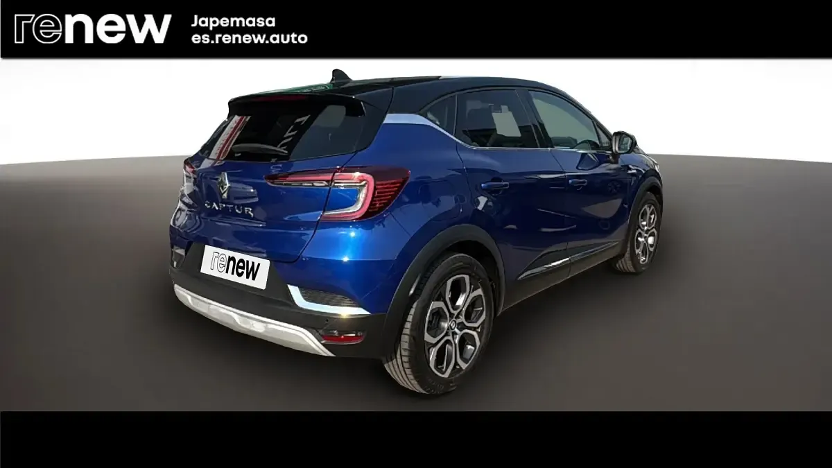 Usado Renault Captur 140 CV (102 kW) 2022 Azul con techo negro SUV