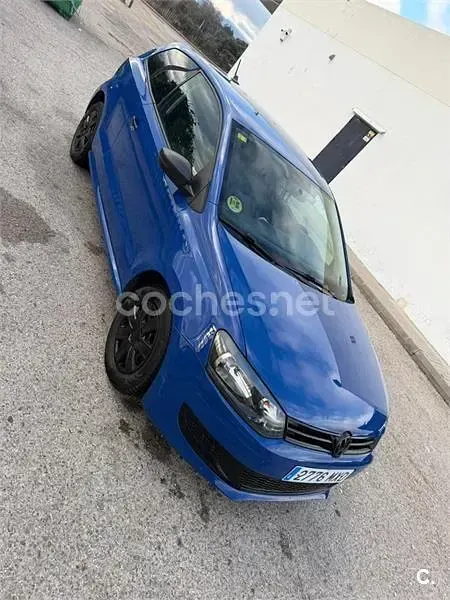 Usado VW Polo Advance 75 CV (55 kW) 2012 Azul Utilitario