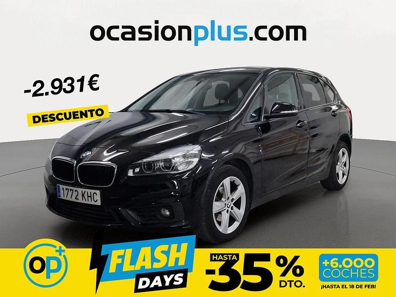 Negro Usado 2018 BMW 218 Active Tourer Monovolumen | 15.750 € - Imagen 1/4