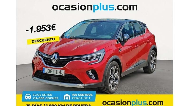 Rojo Usado 2021 Renault Captur Zen SUV | 19.537 € (Precio justo) - Imagen 1/4