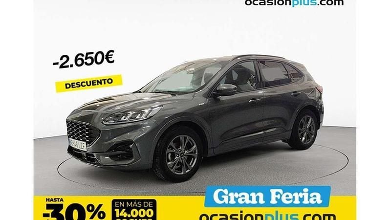 Gris Usado 2022 Ford Kuga ST-Line SUV | 15.547 € (Super precio) - Imagen 1/4