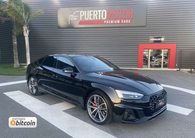 Negro Usado 2020 Audi A5 Sportback S-Line Berlina | 41.990 € - Imagen 1/4