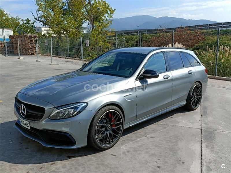 Gris / plata Usado 2016 Mercedes C63S AMG Familiar | 40.000 € (Precio justo) - Imagen 1/4