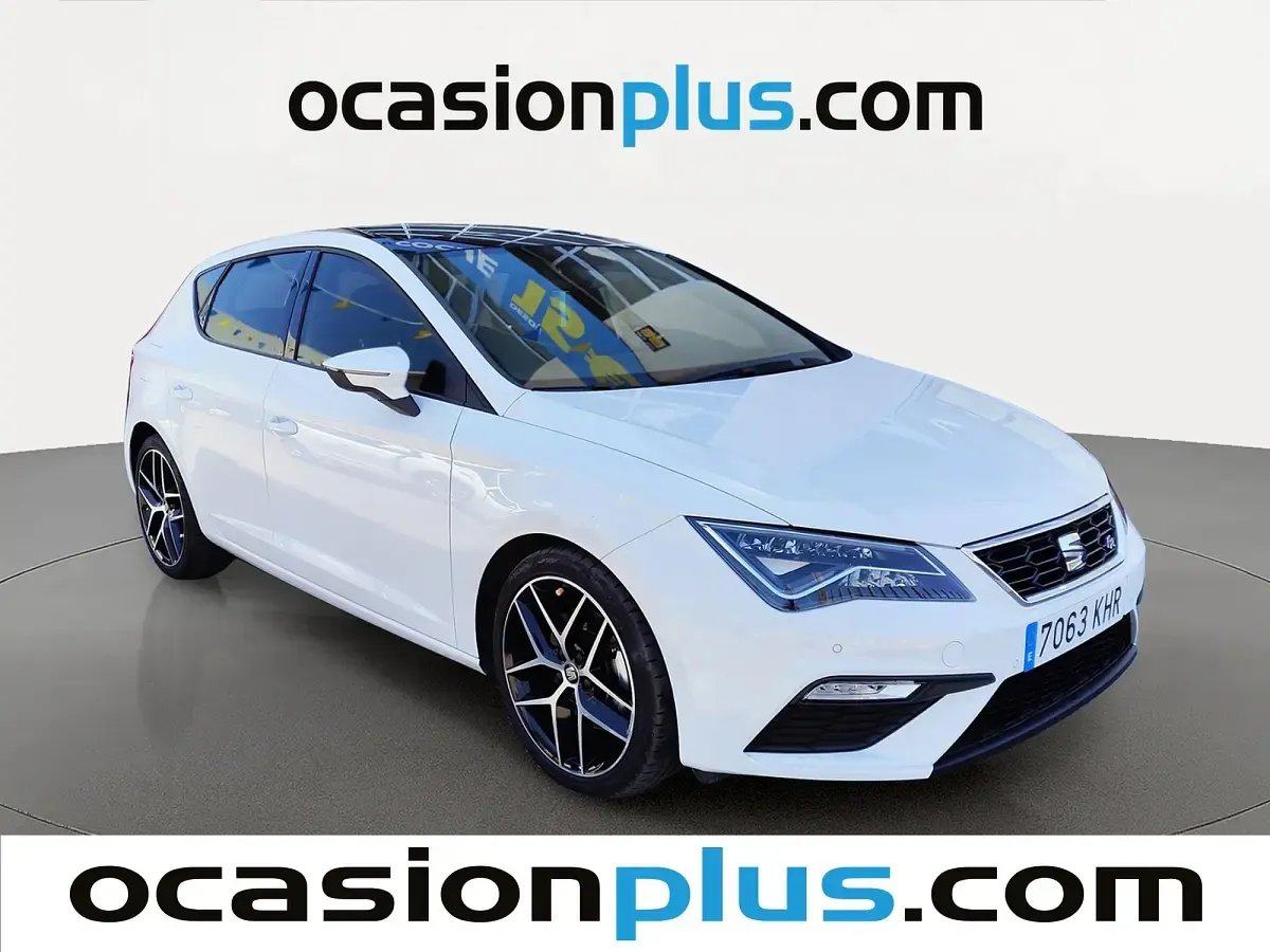 Usado Seat Leon FR 184 CV (135 kW) 2018 Blanco Utilitario