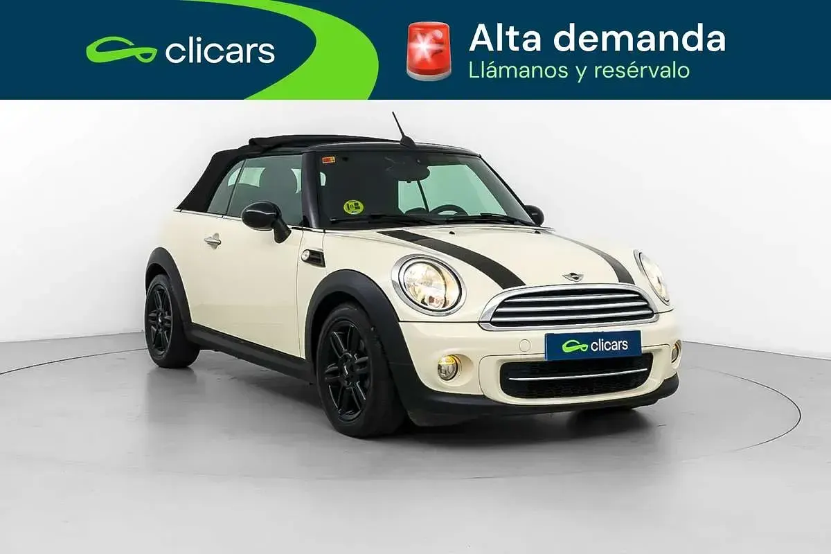 Usado Mini Cooper D Cabriolet 111 CV (81 kW) 2014 Naranja Descapotable