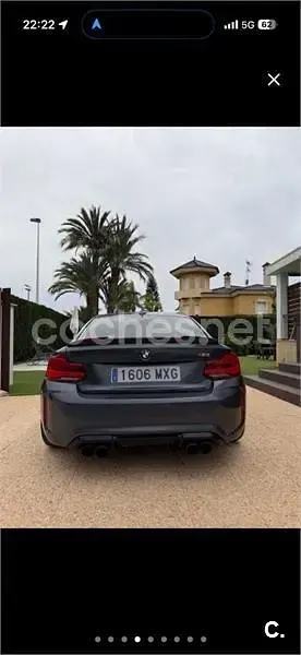 Usado BMW M2 370 CV (272 kW) 2017 Gris / plata Coupe