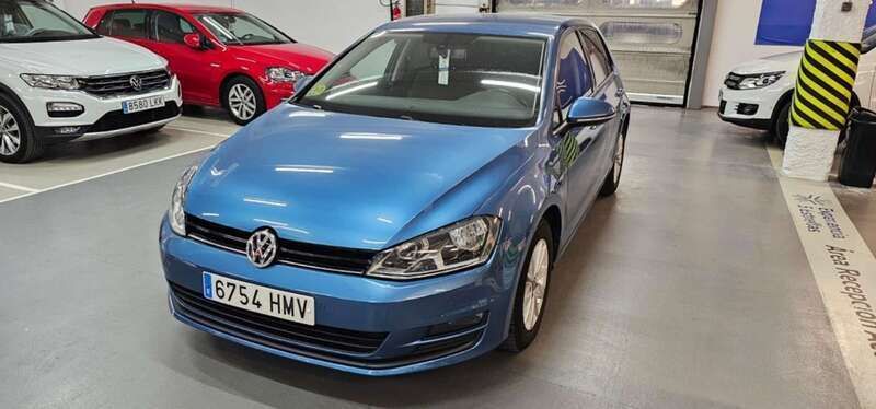 Usado VW Golf VII Advance 105 CV (77 kW) 2014 Azul Utilitario