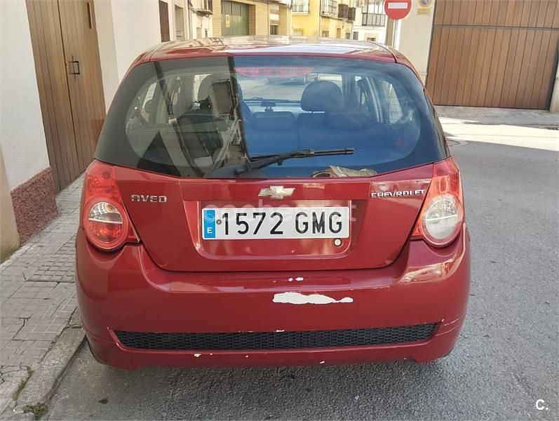 Usado Chevrolet Aveo LS 84 CV (61 kW) 2009 Granate Berlina