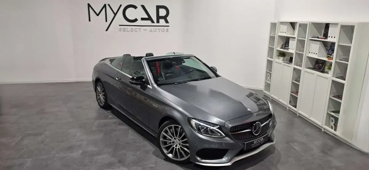 Usado Mercedes C43 AMG AMG 367 CV (269 kW) 2016 Gris Descapotable