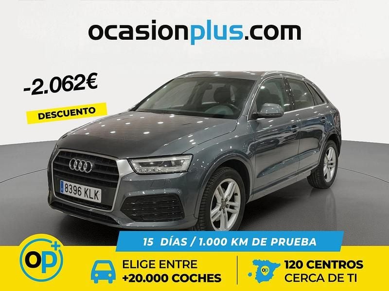 Gris Usado 2018 Audi Q3 Sport SUV | 22.690 € (Precio justo) - Imagen 1/4