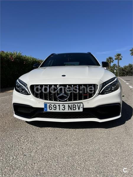 Blanco Usado 2017 Mercedes C63S AMG Familiar | 49.900 € (Buen precio) - Imagen 1/4