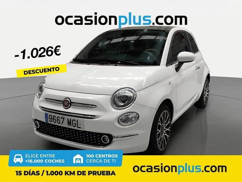 Blanco Usado 2023 Fiat 500 Dolcevita Utilitario | 11.290 € (Precio justo) - Imagen 1/4