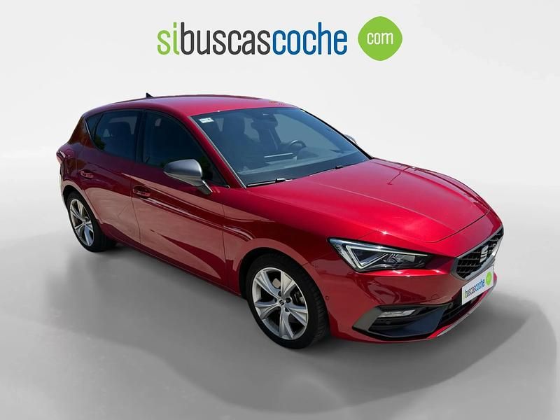 Rojo Usado 2022 Seat Leon FR | 21.990 € (Precio justo) - Imagen 1/4