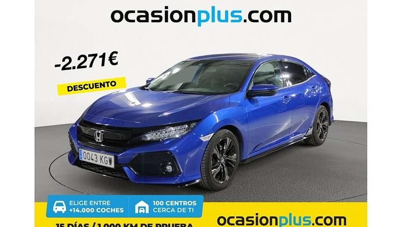 Azul Usado 2018 Honda Civic Sport Utilitario | 22.719 € (Precio justo) - Imagen 1/4