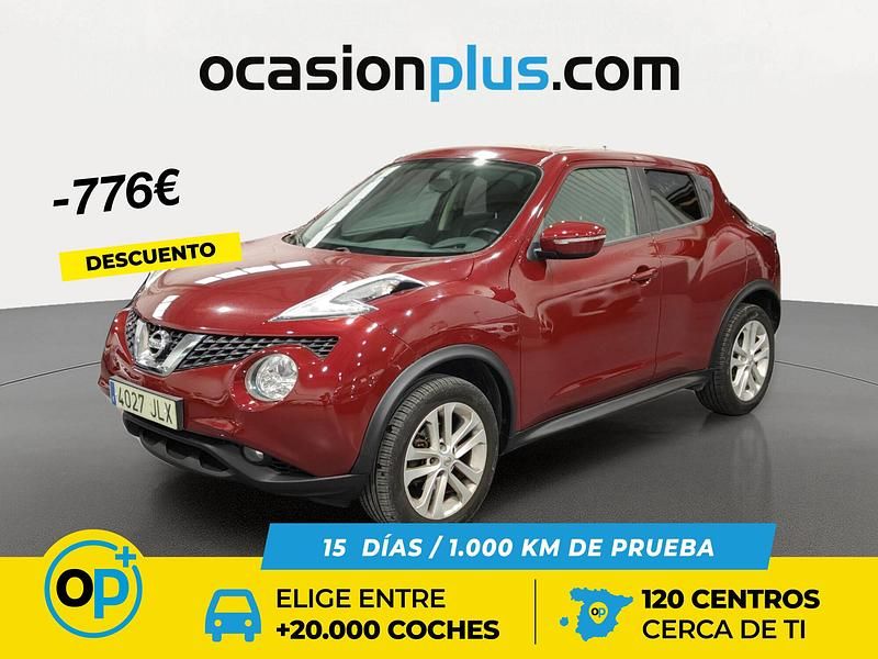 Rojo Usado 2016 Nissan Juke Acenta SUV | 10.480 € (Precio justo) - Imagen 1/4
