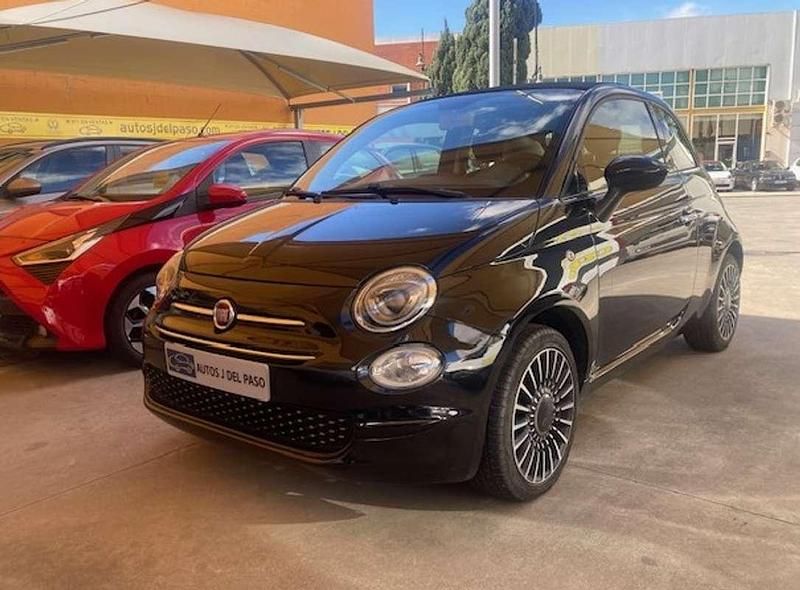 Usado Fiat 500C Lounge 69 CV (50 kW) 2018 Negro Descapotable