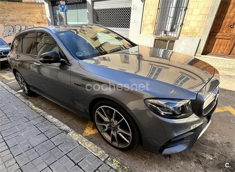 Usado Mercedes E43 AMG 401 CV (294 kW) 2017 Gris / plata Berlina