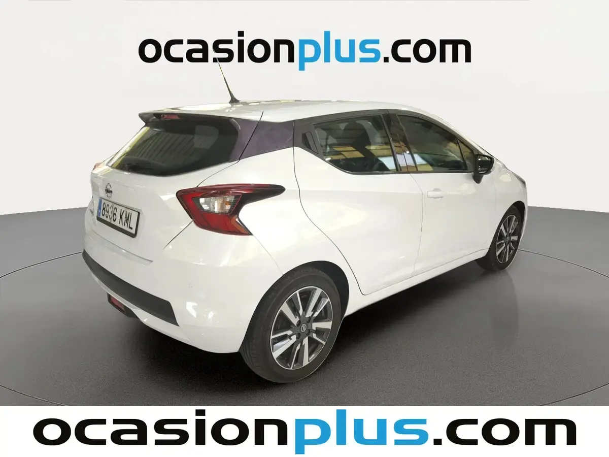 Usado Nissan Micra Acenta 90 CV (66 kW) 2018 Blanco Utilitario