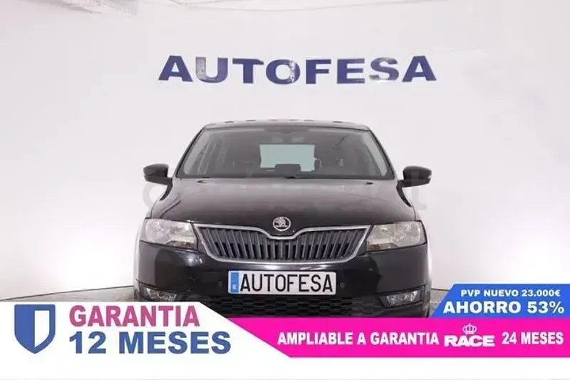 Usado Skoda Rapid Ambition 116 CV (85 kW) 2017 Negro Utilitario