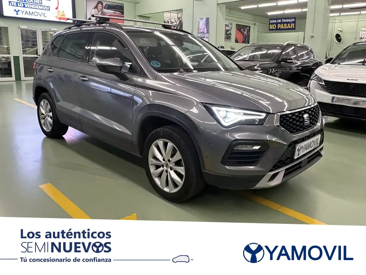 Usado Seat Ateca Style 110 CV (80 kW) 2022 Gris SUV