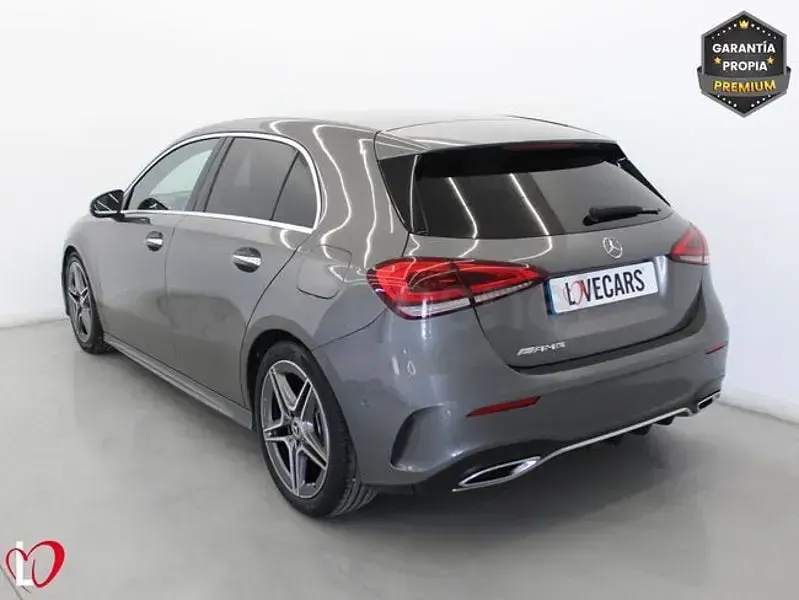 Usado Mercedes A200 AMG 163 CV (119 kW) 2019 Gris / plata Berlina