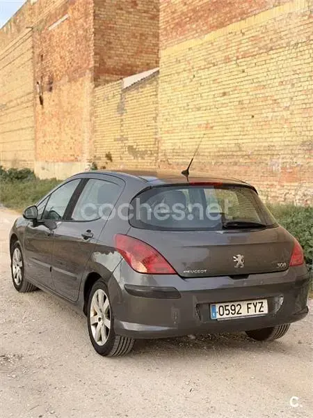 Usado Peugeot 308 Sport 110 CV (80 kW) 2009 Negro Berlina