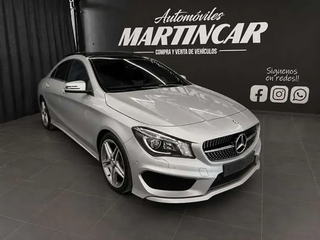 Usado Mercedes CLA45 AMG AMG line 155 CV (114 kW) 2013 Gris Coupe