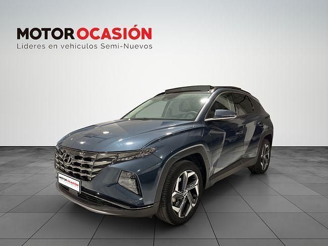 Gris claro metalizado Usado 2021 Hyundai Tucson SUV | 23.450 € (Super precio) - Imagen 1/4