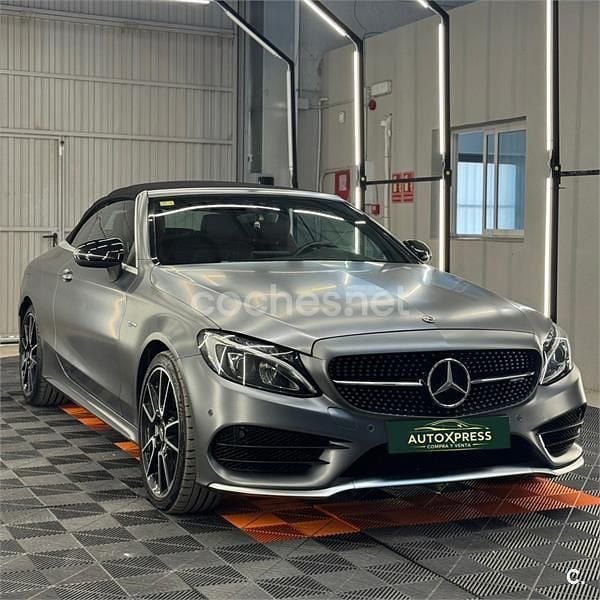 Usado Mercedes C43 AMG 390 CV (286 kW) 2017 Gris / plata Coupe