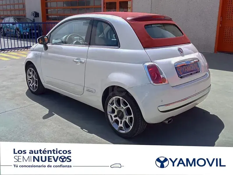 Usado Fiat 500C Lounge 69 CV (50 kW) 2015 Blanco Descapotable