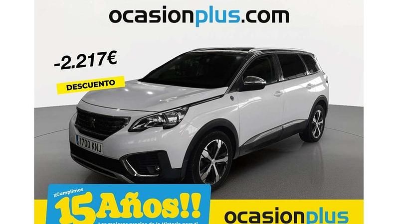 Blanco Usado 2018 Peugeot 5008 Allure Monovolumen | 22.173 € (Caro) - Imagen 1/4