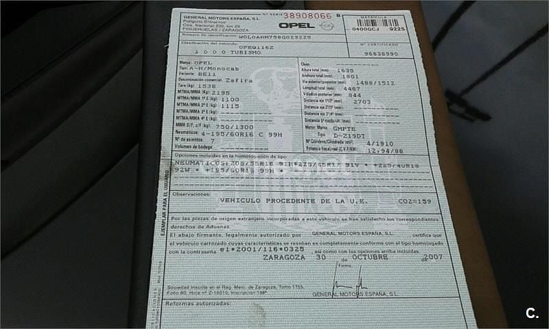 Usado Opel Meriva Cosmo 70 CV (51 kW) 2005 Gris / plata Monovolumen