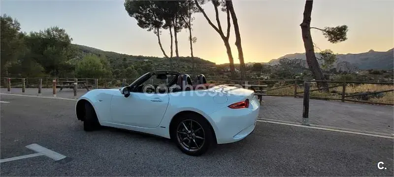 Usado Mazda MX5 132 CV (97 kW) 2020 Blanco Descapotable