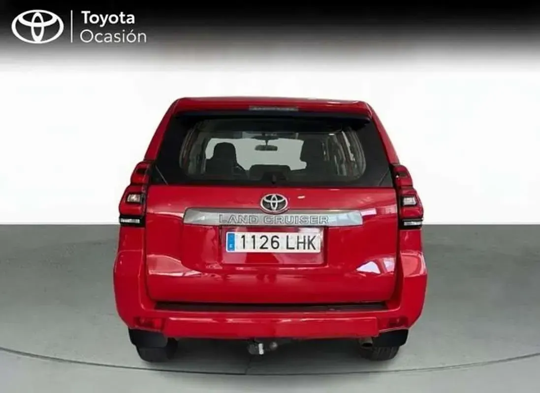 Usado Toyota Land Cruiser 177 CV (130 kW) 2020 Rojo SUV