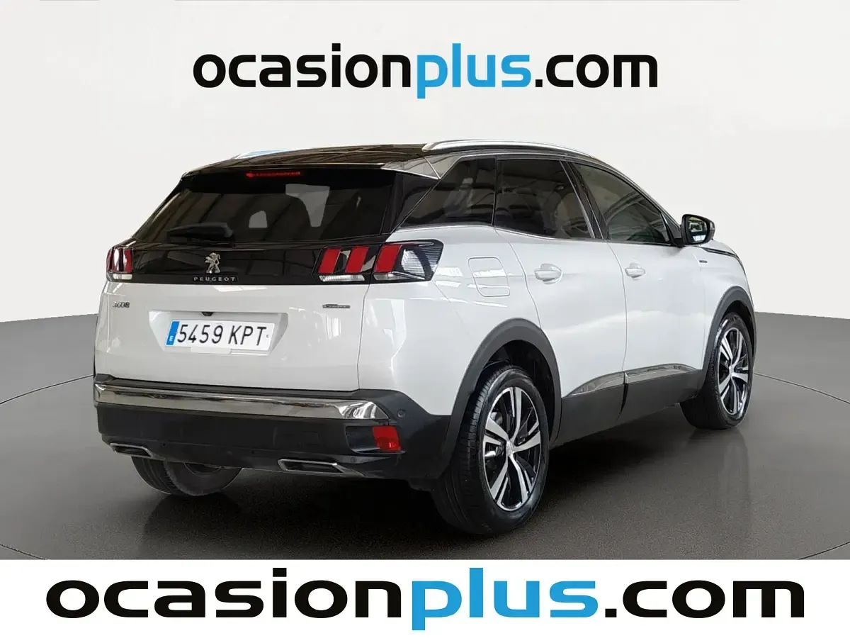Usado Peugeot 3008 GT-line 130 CV (95 kW) 2018 Blanco SUV