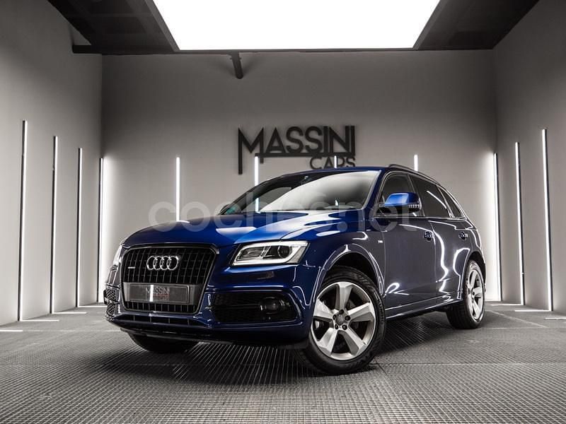 Azul Usado 2015 Audi Q5 S-Line SUV | 19.999 € (Un poco caro) - Imagen 1/4