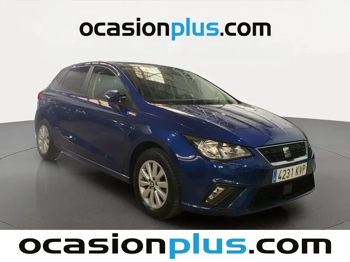 Usado Seat Ibiza Style Plus 95 CV (69 kW) 2019 Azul Utilitario